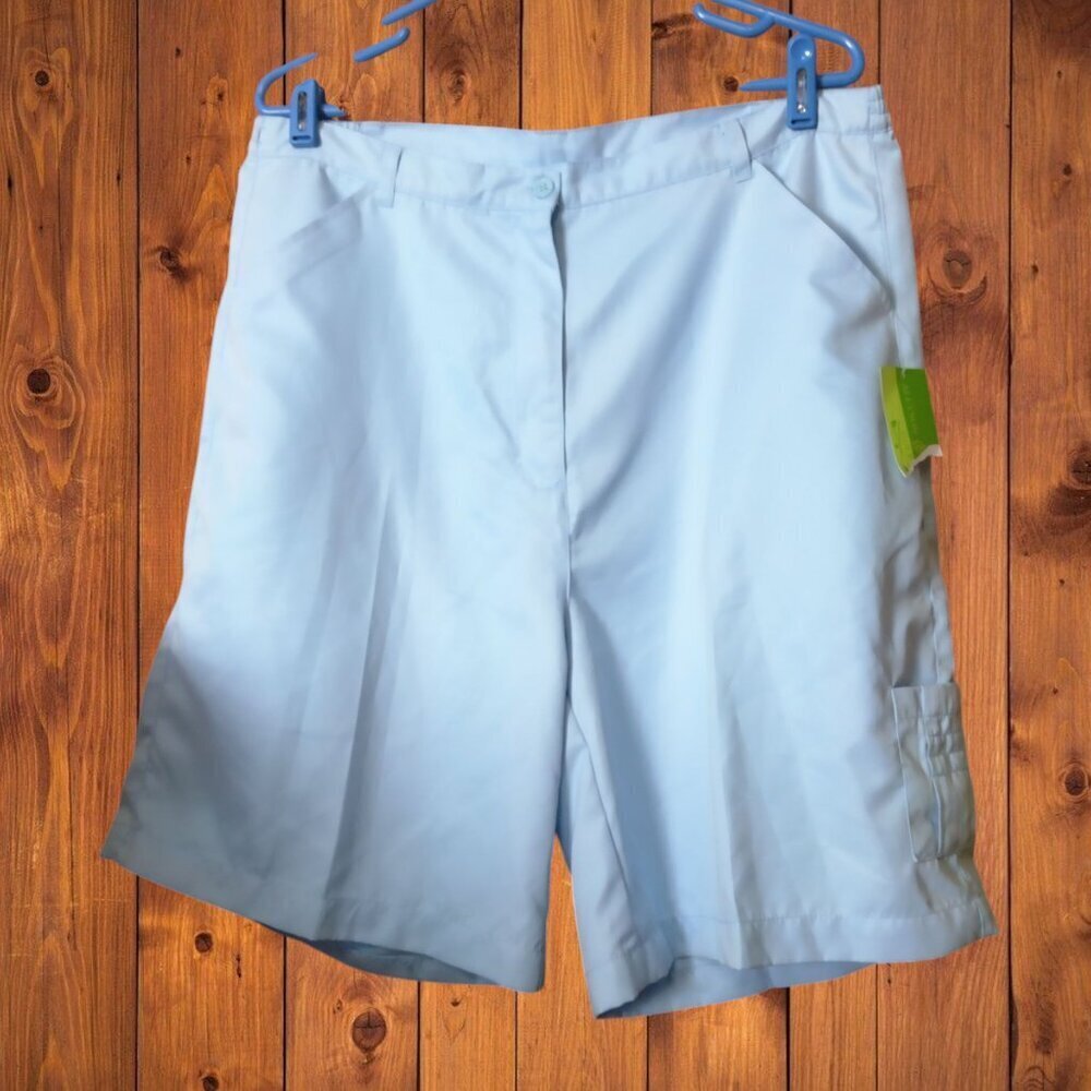 Allyson Whitmore Golf Light Blue Shorts Size 16 Classic Outdoor Preppy Casual
